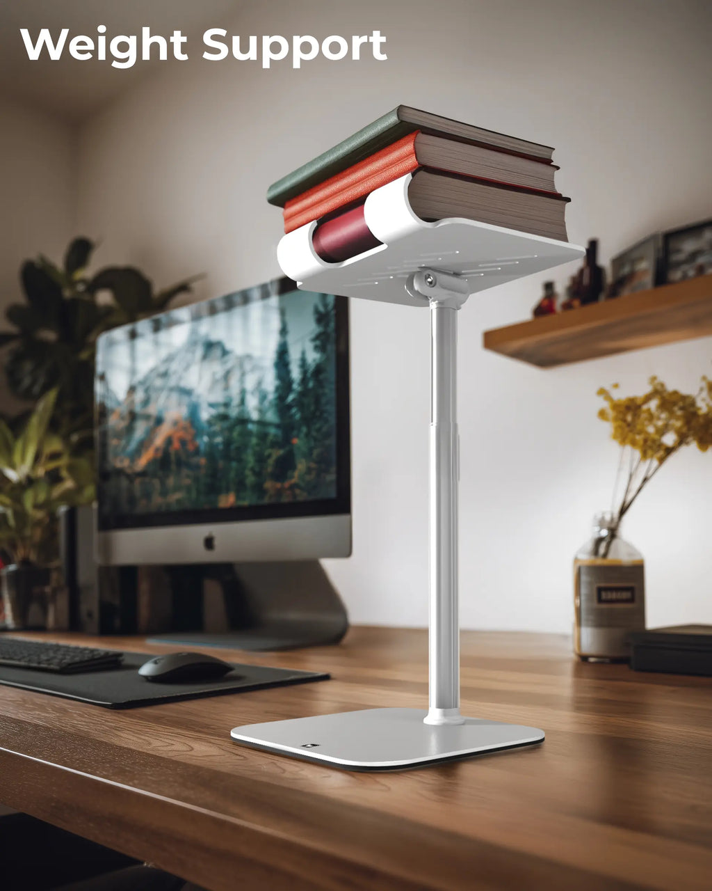 Cooper Tabholder, 7-10" Height Adjustable Tablet Stand, Premium Ipad Stand for Desk, 270° Tilt Portable Monitor Holder for 15.6-17" Displays, for All Smartphone, Ipad, Kindle, Surface, Samsung Tablets Adjustable,Multi-Device,Stand