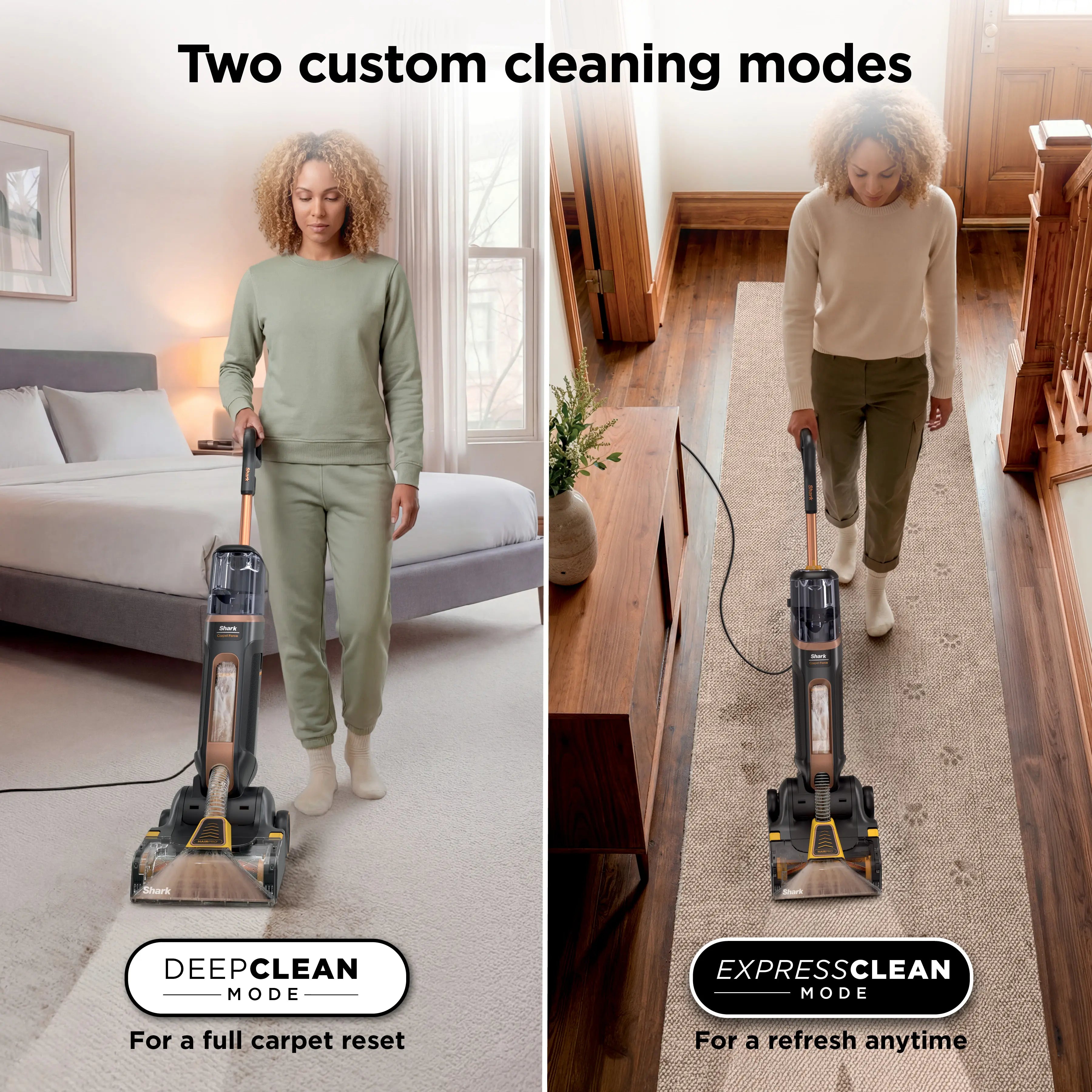 Shark Carpetforce Hairpro Upright Carpet Cleaner W/ Powerfins - EX551