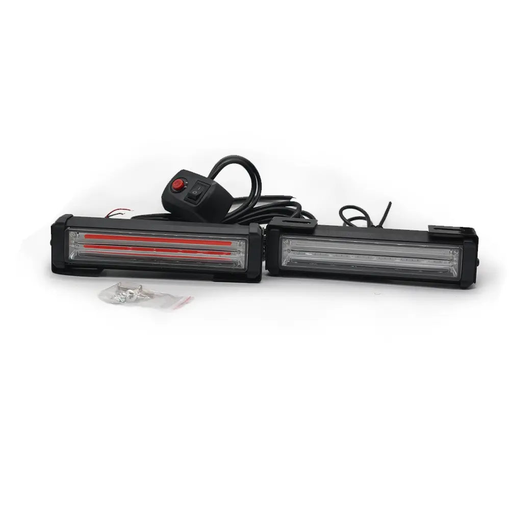 Truck COB LED Flashing Light, Car Grille Warning Lamp & Roof Alert Light, Universal 12 V/24 V Strobe Car Light with Multiple Flash Modes and Aluminum Housing