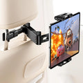 Car Headrest Phone and Tablet Holder with 360° Rotating Extension Arm, Fits 4.7–11‑Inch Ipad and Iphone, Travel Must-Have for Kids, Secure Holder Smartphone, Car Phone Mount, Car Phone Holders
